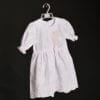 DSC_4729_fata Rochiță albă cu broderie eleganță diafană din 100% bumbac pentru fetițe ca din poveste - fata