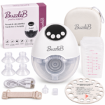 Pompa de San Electrica Hands-Free BuzzleB® Pro Comfort | 4 Moduri, USB-C, Anti-Reflux